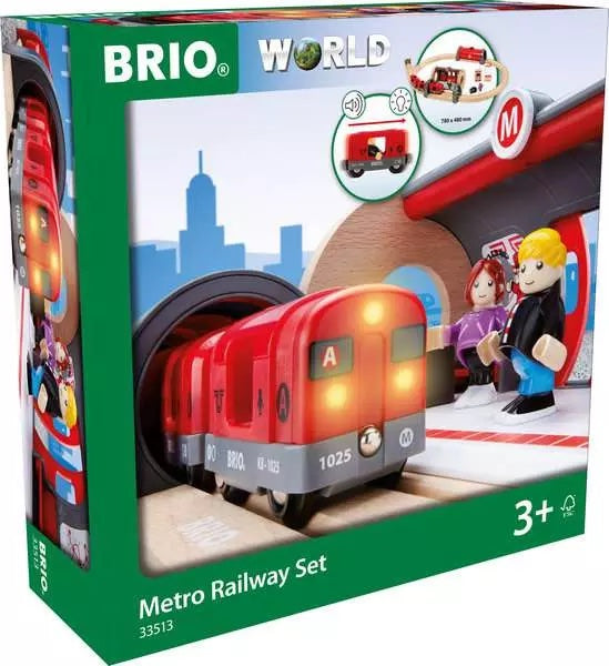 瑞典Brio-Metro Railway Set 33513-灯光效果
