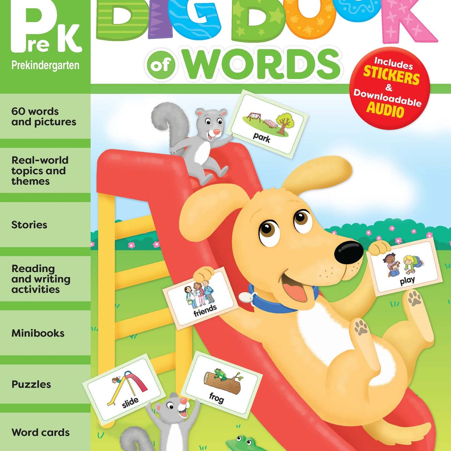 北美黄冈Evan-Moor My First Big Book of Words, Grade PreK Workbook