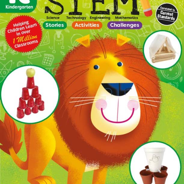 北美黄冈Evan-Moor Smart Start: Stem, Kindergarten Workbook