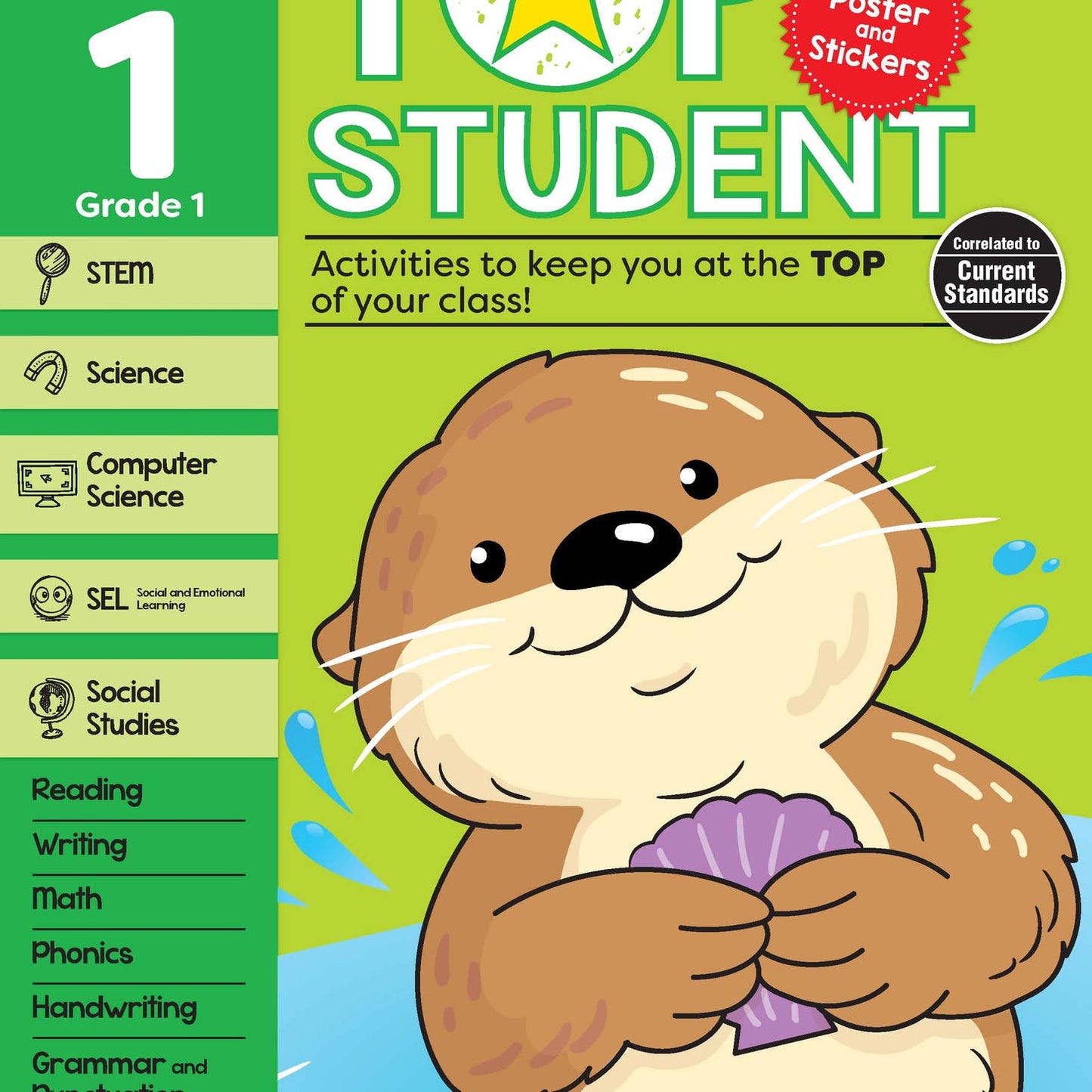 北美黄冈Evan-Moor Top Student, Grade 1 Workbook
