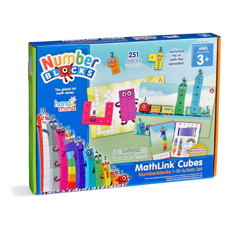 美国Numberblocks Mathlink Cubes Set 1-10