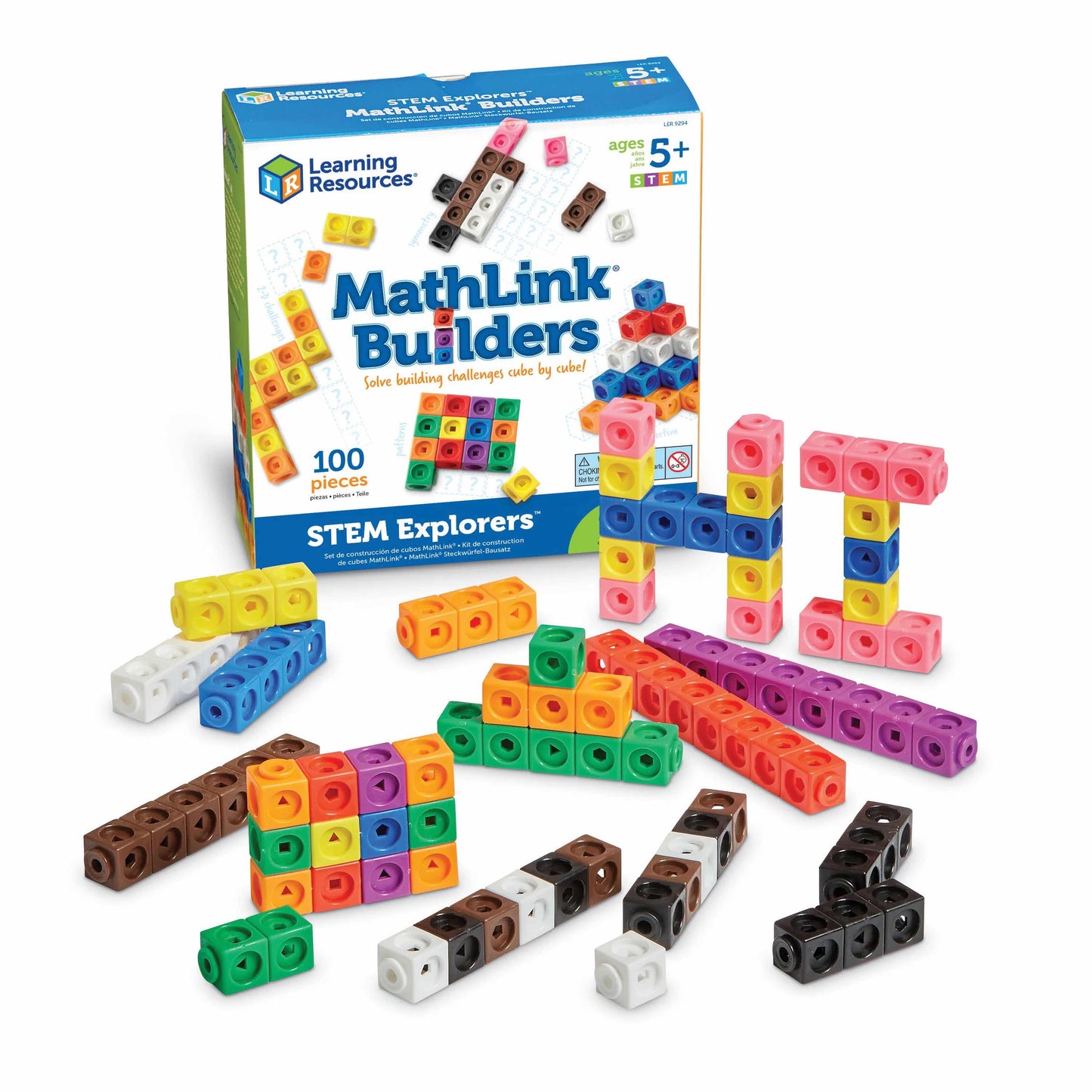 美国Learning Resources STEM Explorers‚ Mathlink Builders
