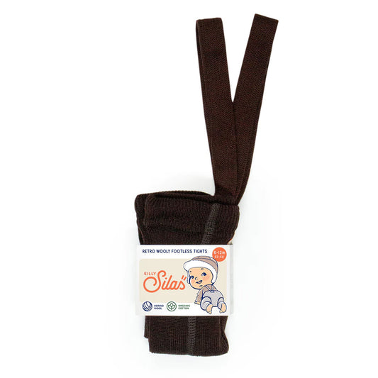 丹麦Silly Silas-Wooly Footless Espresso Brown