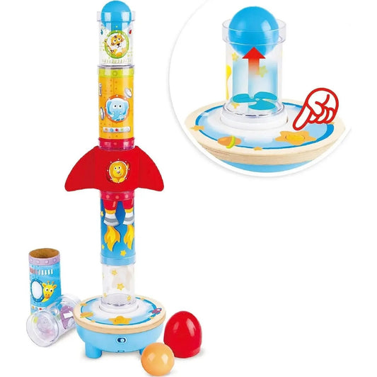 Hape Rocket Ball Air Stacker 空气火箭发射玩具