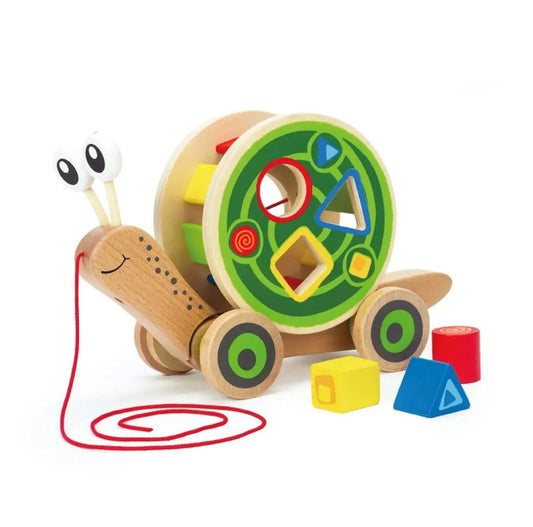 Hape Walk-A-Long Snail牵引蜗牛玩具