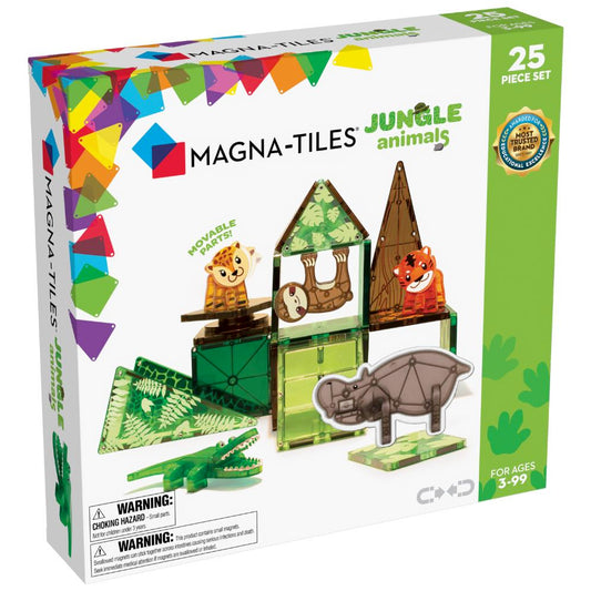 MAGNA-TILES Jungle Animals 25-Piece Set