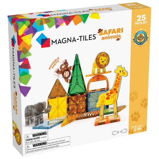 MAGNA-TILES Safari Animals 25-Piece Set