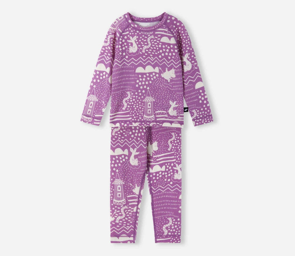 Reima Wool & Lyocell Thermal Set - Trivsam MAUVE PINK