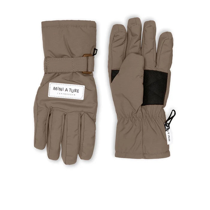丹麦Mini A Ture- Celio fleece lined gloves9410-MOREL GREY