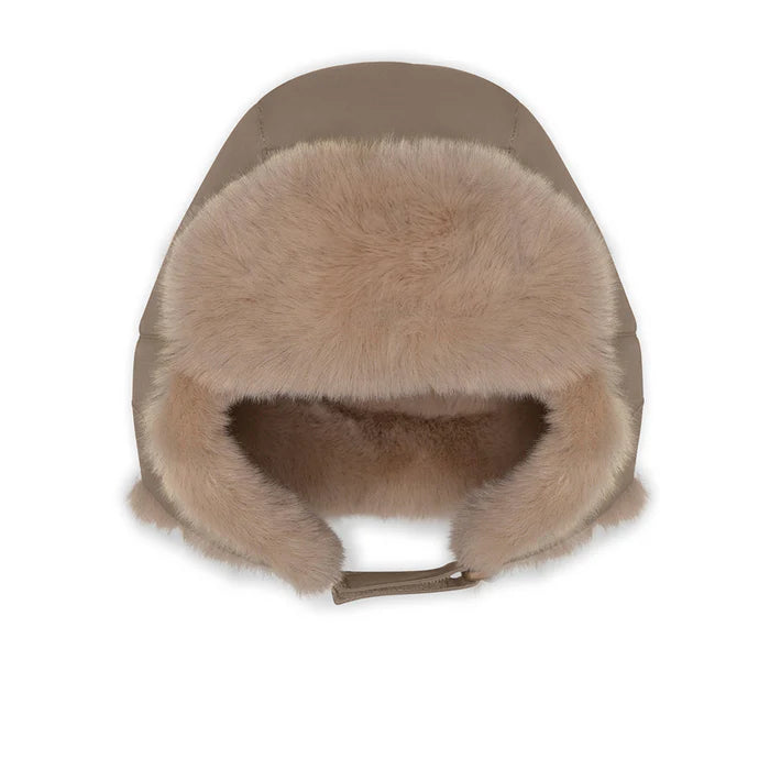 丹麦Mini A Ture- Crister teddy lined winter hood9410-MOREL GREY