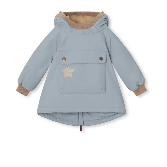 丹麦Mini A Ture- Baby Wen fleece lined winter anorak 5222-CITADEL BLUE