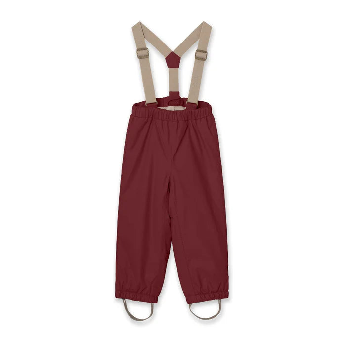 丹麦Mini A Ture- Wilas winter pants 2850-RED MERLOT