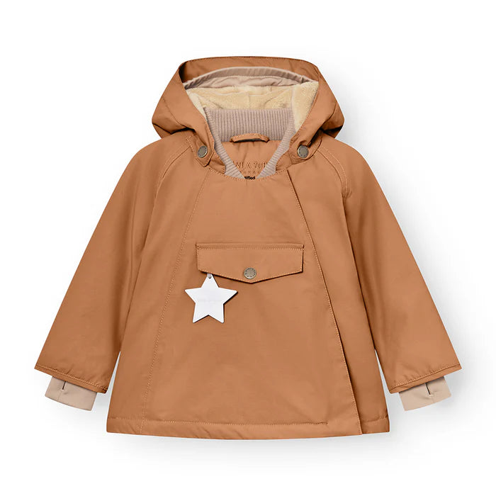 丹麦Mini A Ture- Wang fleece winter jacket 1563-PECAN BROWN