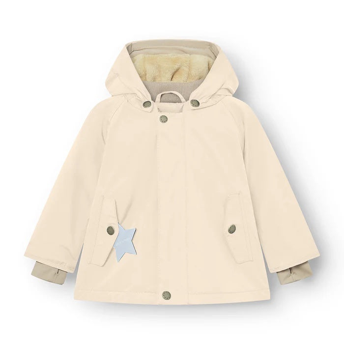 丹麦Mini A Ture- Wally fleece lined winter jacket 1054-ANGORA CREAM
