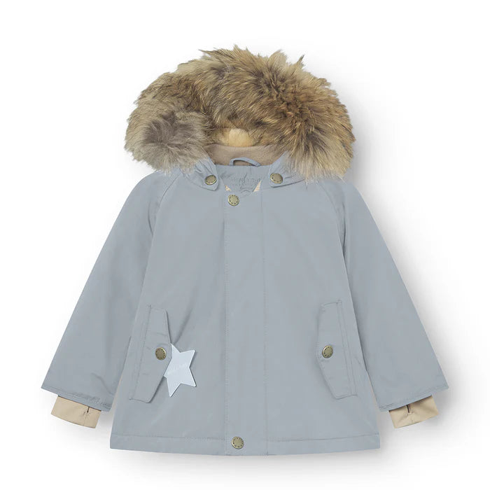 丹麦Mini A Ture- Wally fleece lined winter jacket FUR5222-CITADEL BLUE