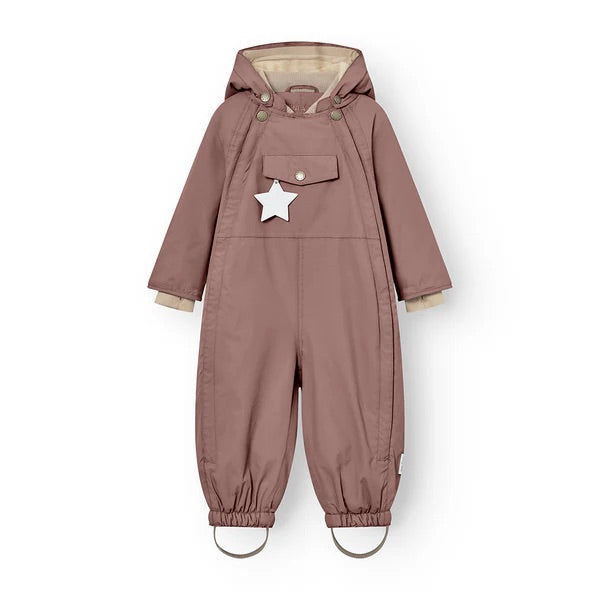 丹麦Mini A Ture- Wisti lined fleece snowsuit 4650-LIGHT PLUM