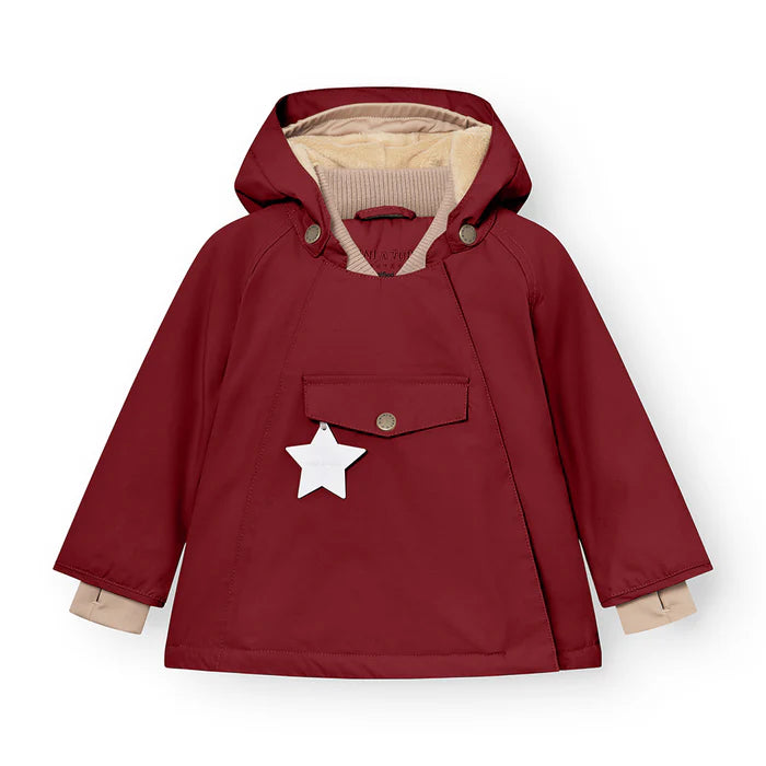 丹麦Mini A Ture- Wang fleece winter jacket 2850-RED MERLOT