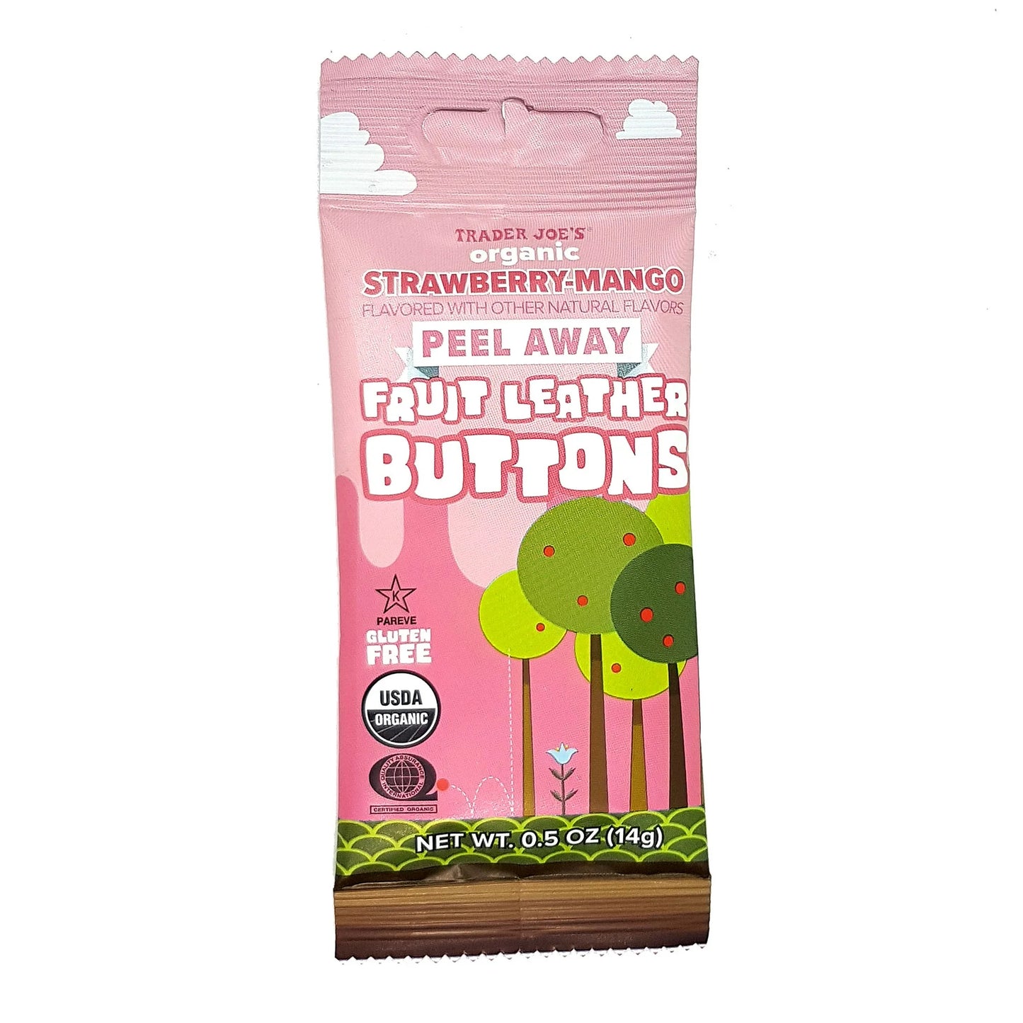 果味超浓的果丹皮Organic Strawberry-MangoPeel Away