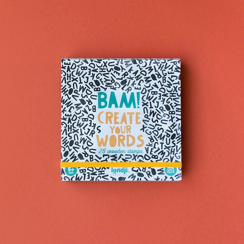 LONDJI BAM! Create Your Words 木质印章