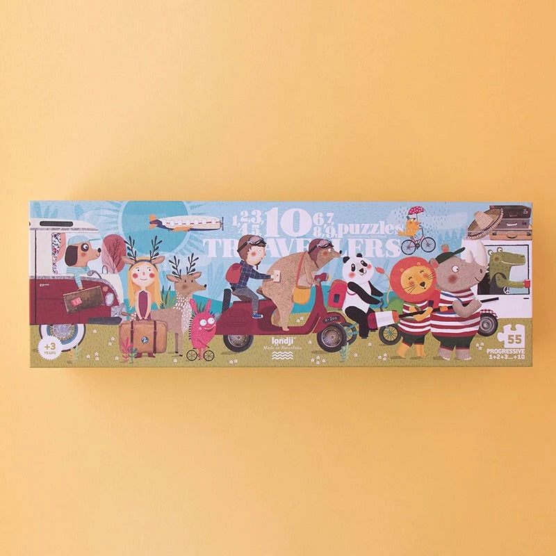 LONDJI 10 Travellers Puzzles 计数加减启蒙