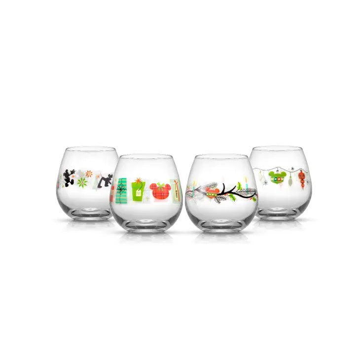 美国JoyJolt-Disney Mickey Mouse Joy O Joy Stemless Glasses-445ml