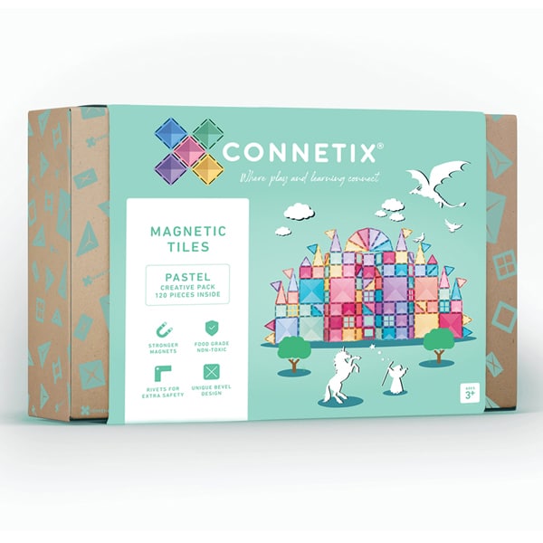 澳洲Connetix磁力片天花板-120 Piece Pastel Creative Pack