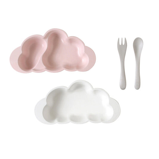 日本Hoppetta10mois云朵餐具套装