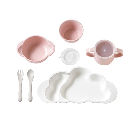 日本Hoppetta10mois云朵餐具旗舰套装
