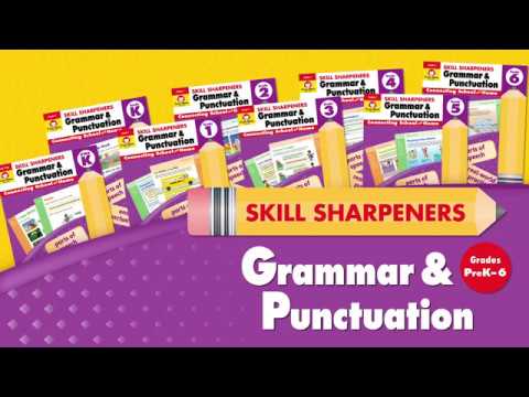 Skill Sharpeners: Grammar & Punctuation, Grade K - Activity Book