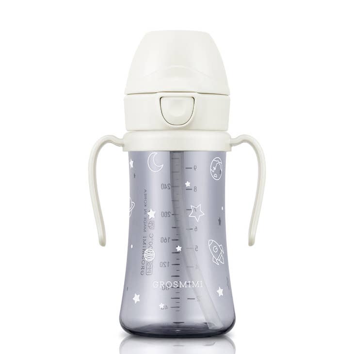韩国Grosmimi Ppsu Straw Cup with Flip Top - 300ml