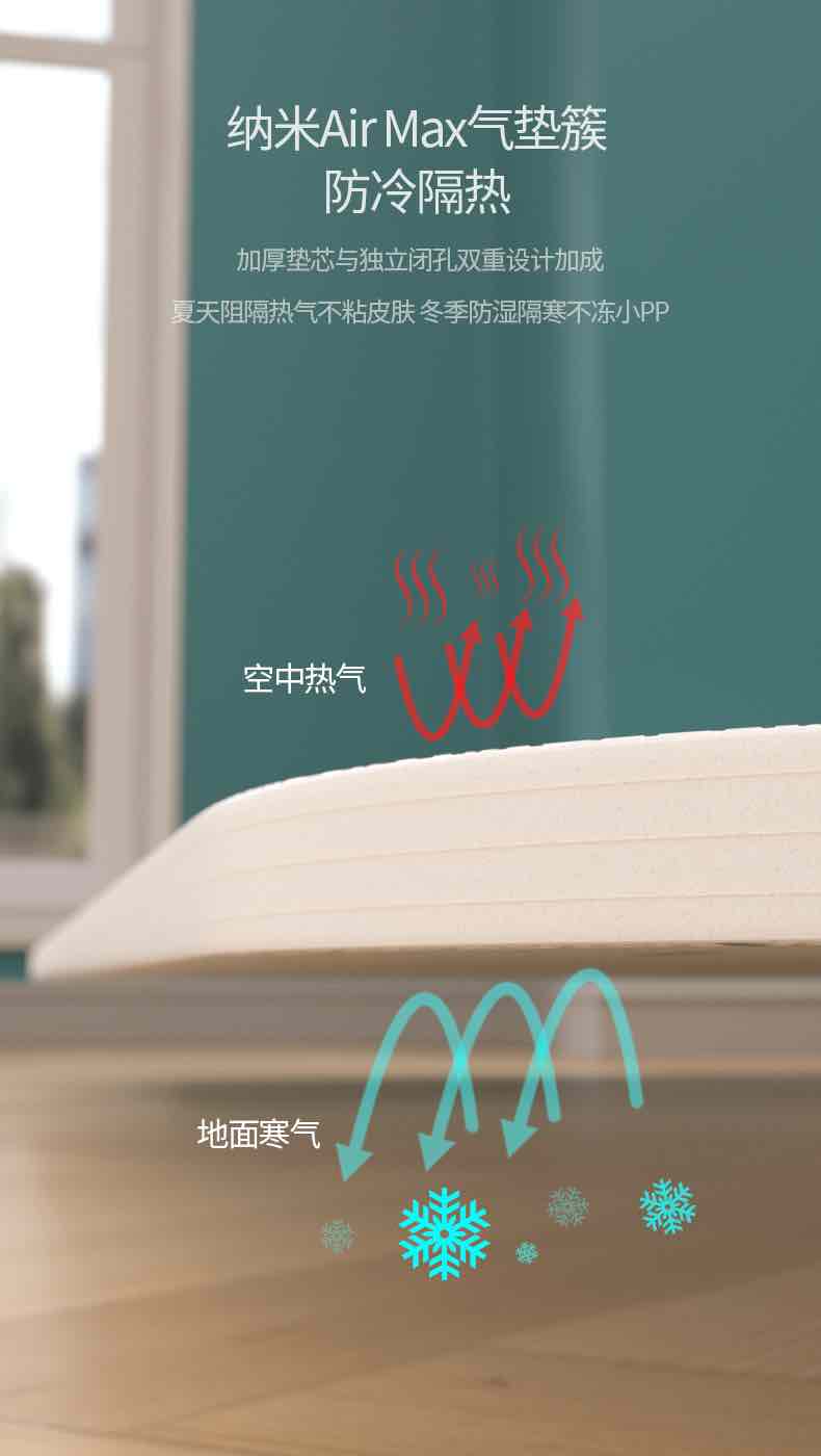 乐亲加厚加大爬行垫6月以上