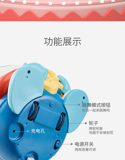 可优比蓝牙手拍鼓会跳舞0-2岁