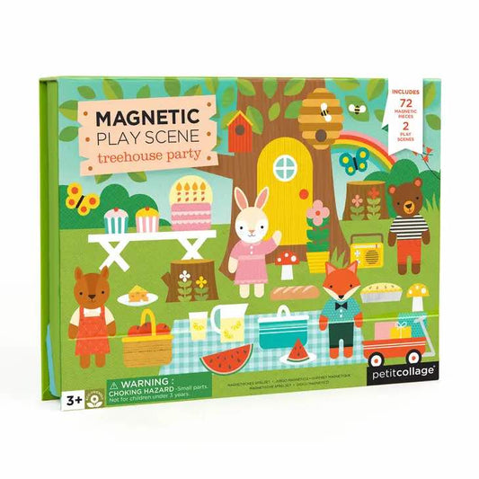 美国Petit Collage Mag Play Scene Treehouse Party