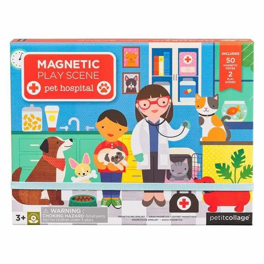 美国Petit Collage Mag Play Scene Pet Hospital