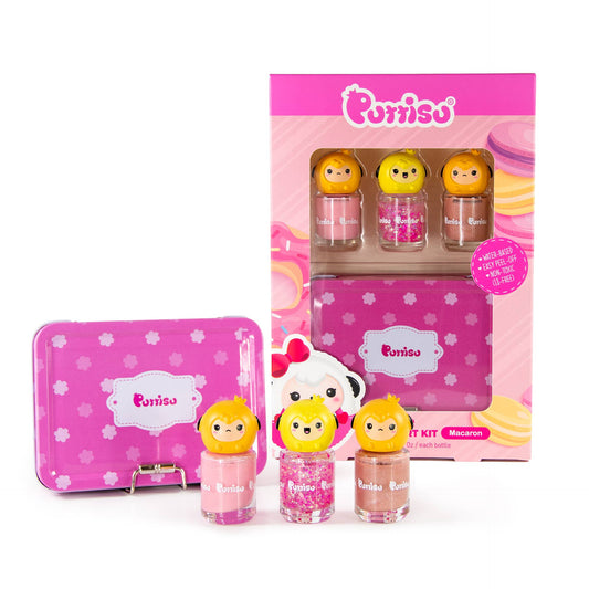 韩国Puttisu 3-color Nail Art Kit - Macaron