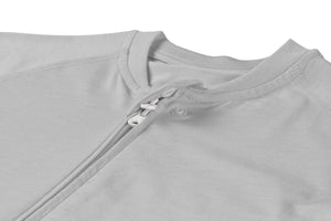 Nest Designs Bamboo Jersey Short Sleeve Footed Sleep Bag 0.5 TOG - Pantone Drizzle