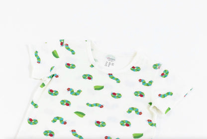 Nest Designs x Eric Carle分身短袖睡衣-好饿毛毛虫