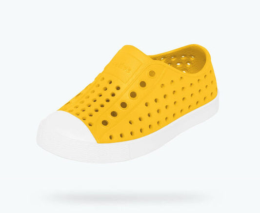 加拿大Native Jefferson Child - Crayon Yellow/ Shell White - Big Kids
