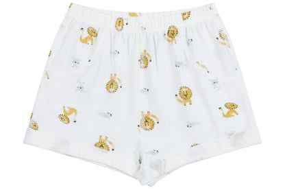 Nest Designs Bamboo Jersey Shorts - The Lion and The Mouse