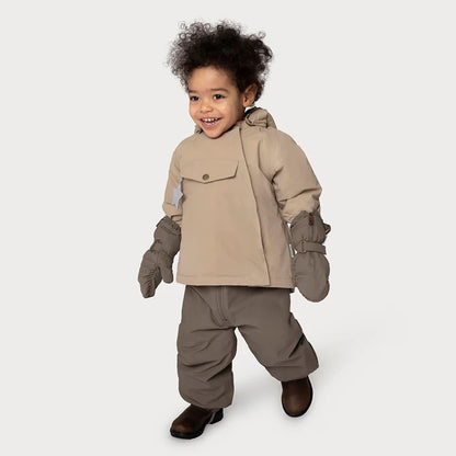 丹麦Mini A Ture- Cesar fleece lined gloves9410-MOREL GREY