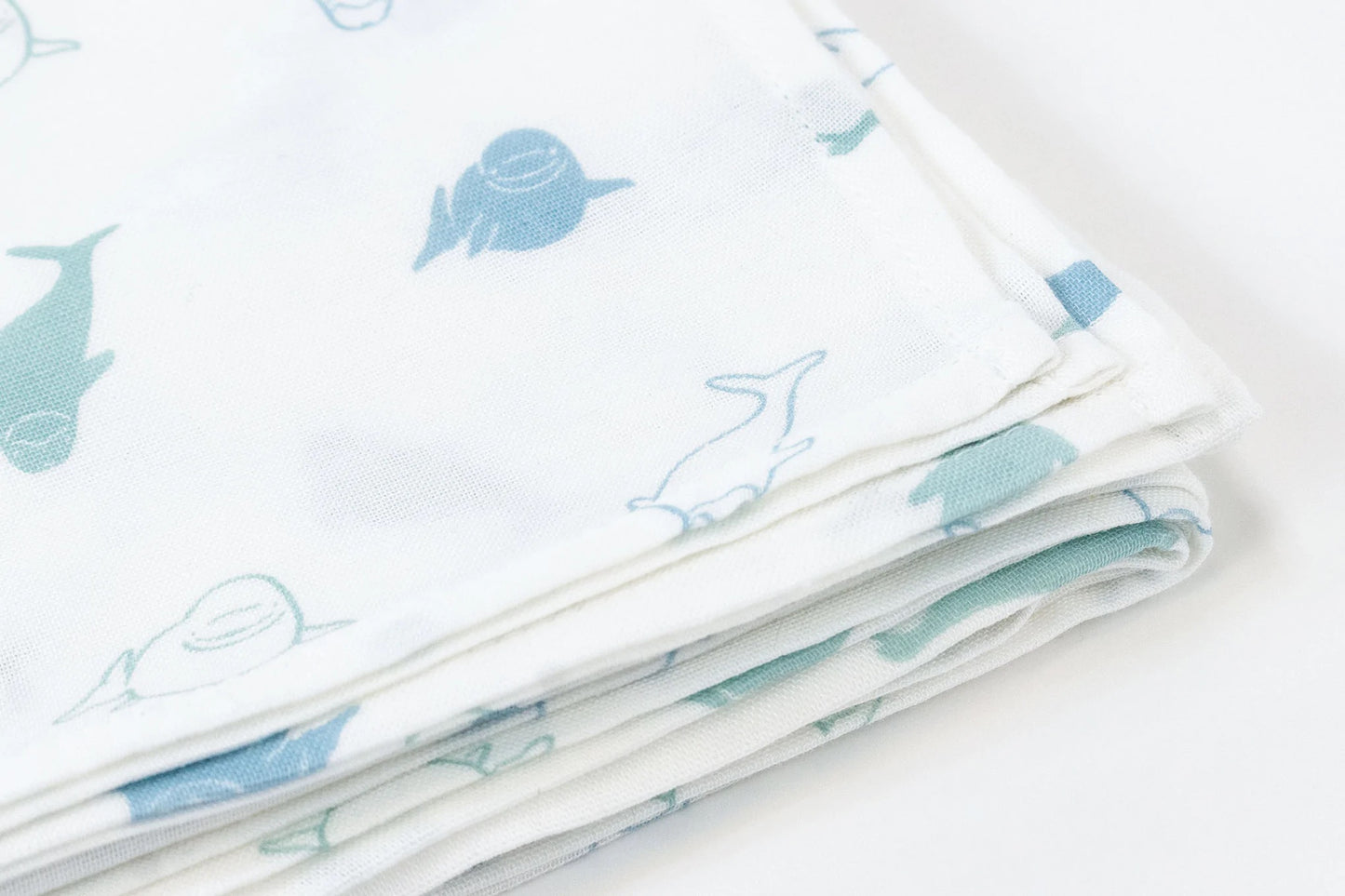 Nest Designs Bamboo Swaddle Blankie (Single) - Baby Beluga 47x47 inch