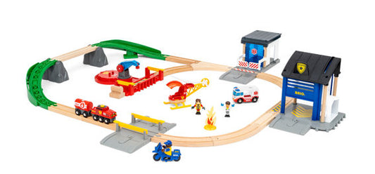 瑞典Brio-Rescue Team Train Set