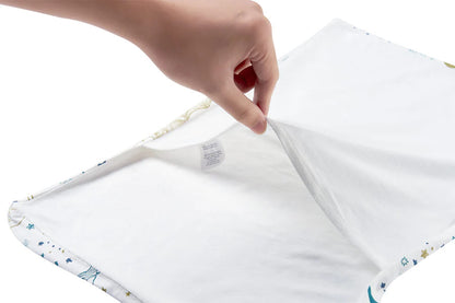 Nest Designs Bamboo Jersey Toddler Pillow and Pillowcase (Medium 55X 35) - Stars white