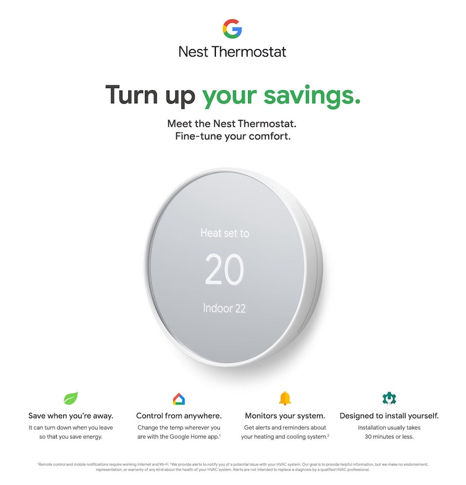 Google Nest Thermostat  智能温控器