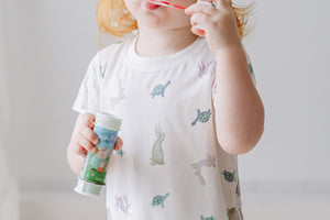 Nest Designs Bamboo Jersey Short Sleeve T-Shirt - The Tortoise & The Hare