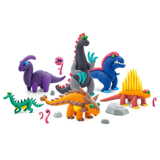 美国Hey Clay红点奖得主,跟着app一起粘土-Mega Dinos