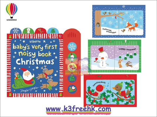 Usborne Baby’s Very First Noisy Book,
Christmas