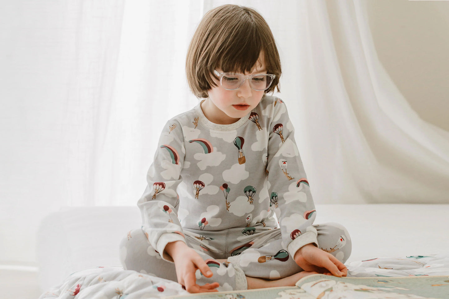 Nest Designs Organic Cotton Two-Piece PJ Set - Meerkats Away!