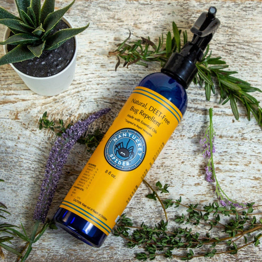 美国Nantucket Spider Original Natural Bug Repellent For People 8oz- Deet Free-99%的有效性