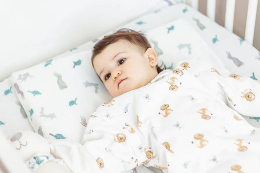 Nest Designs Bamboo Toddler Pillow with Pillowcase (Small) - The Tortoise & The Hare - 45X30